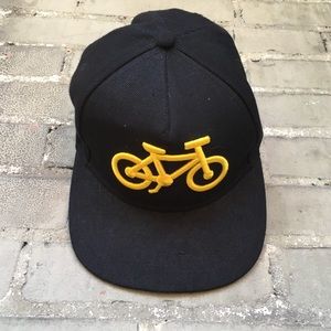 Society Black & Yellow Bike Snap Back